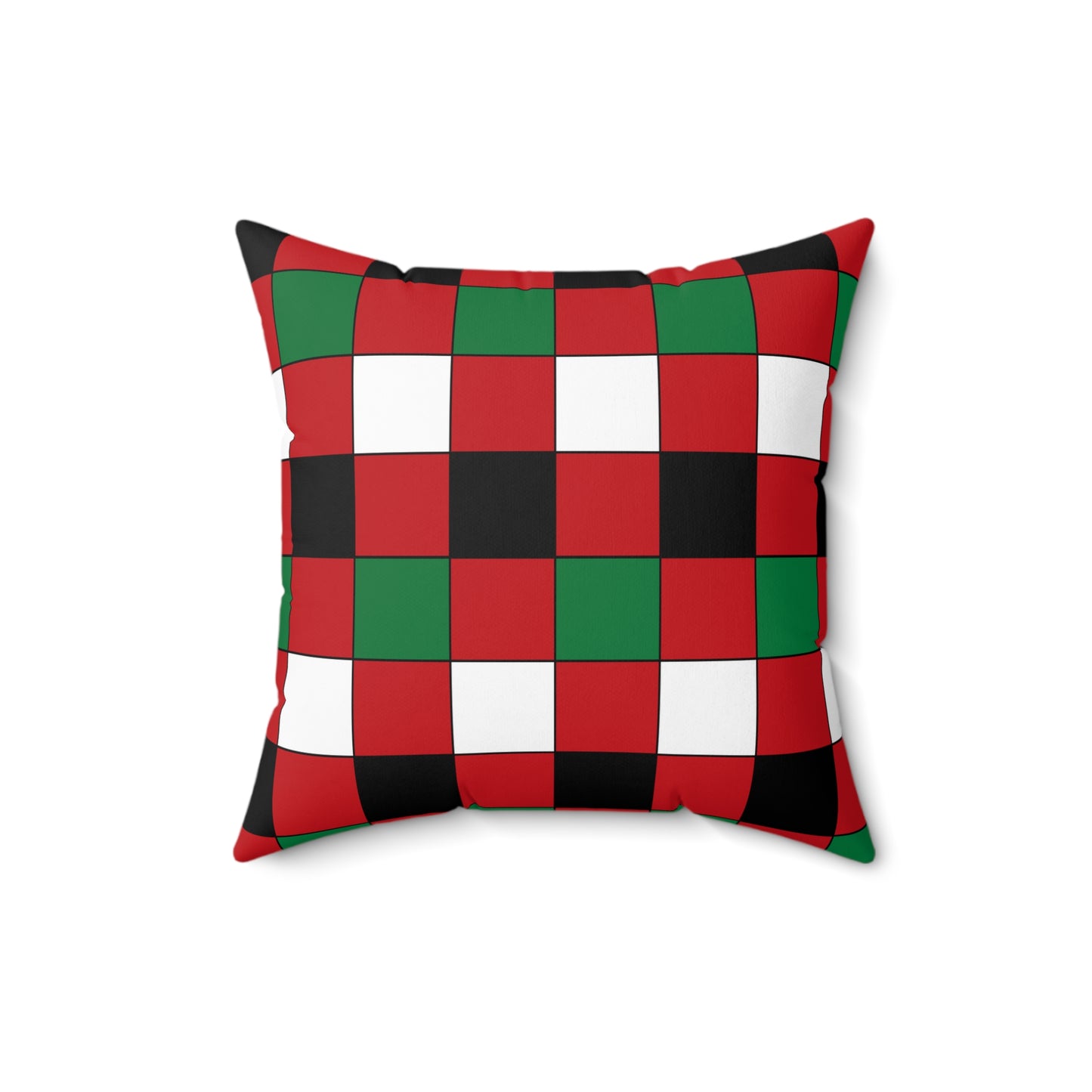 Western Sahara Retro Check Cushion Pillow