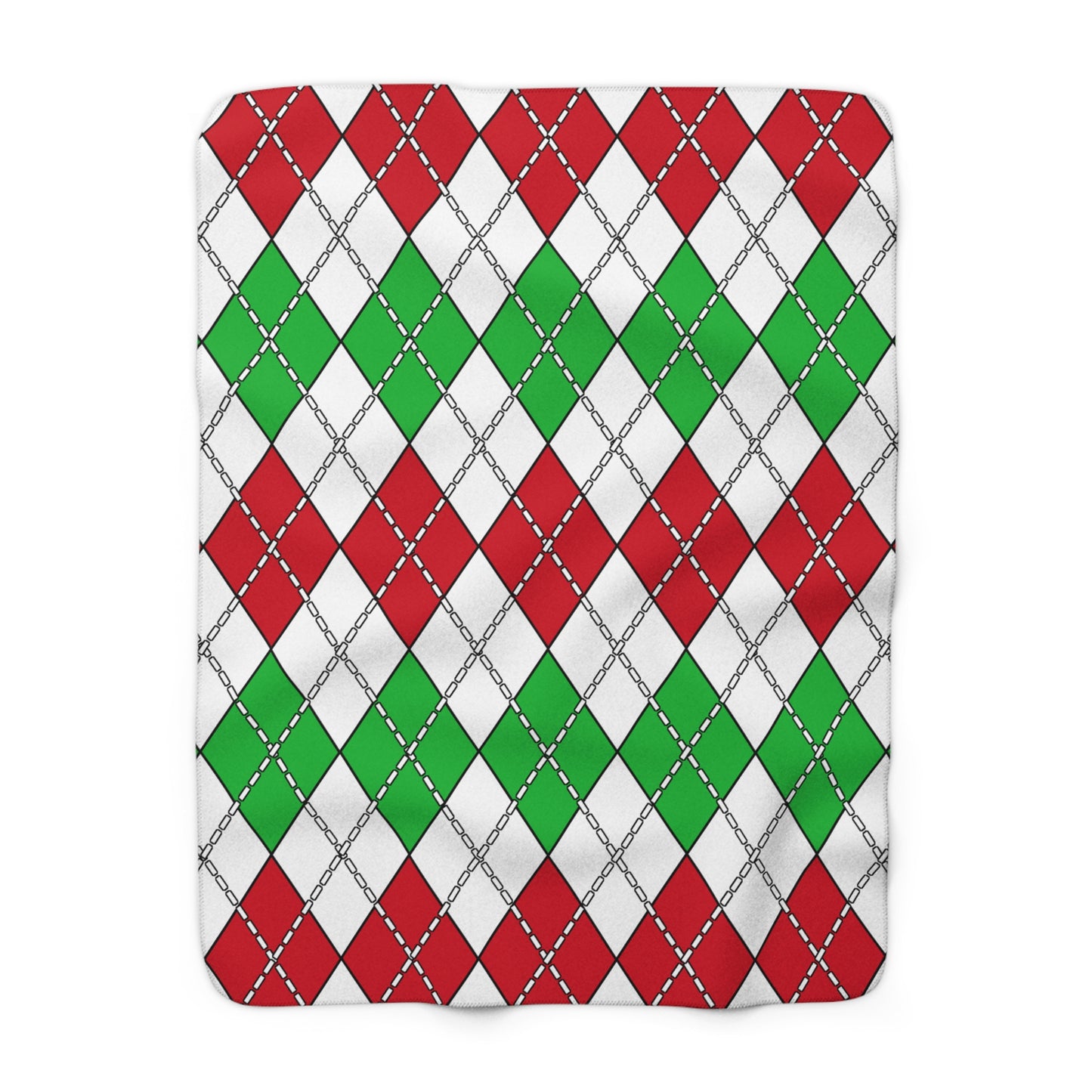 Burundi Retro Argyle Blanket Throw