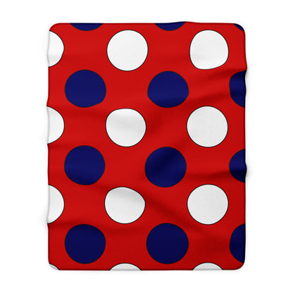Nepal Retro Polka Dots Blanket Throw