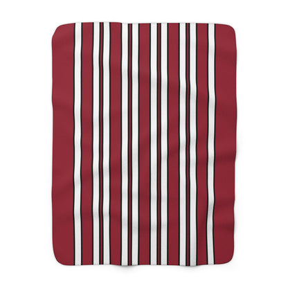 Latvia Retro Stripes Blanket Throw