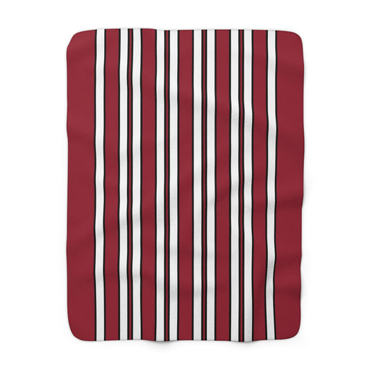 Latvia Retro Stripes Blanket Throw