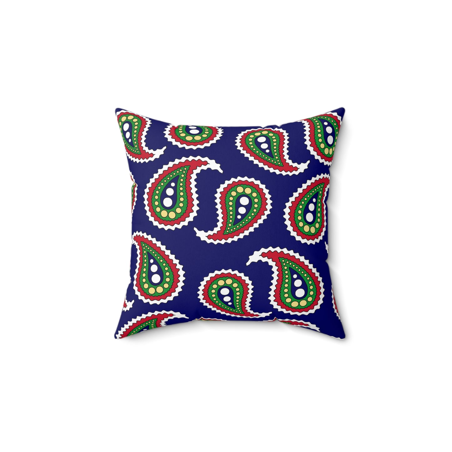 Cayman Islands Retro Paisley Cushion Pillow