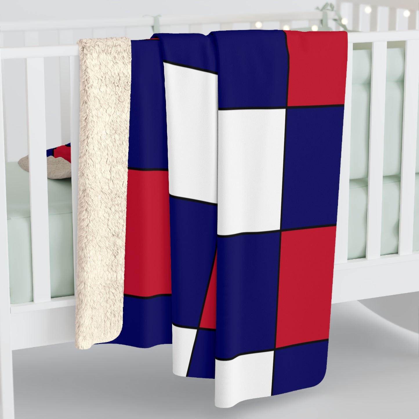 South Georgia And The South Sandwich Islands Retro Check Blanket Throw