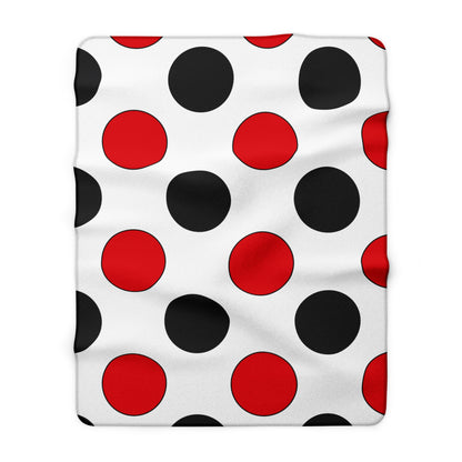 Gibraltar Retro Polka Dots Blanket Throw