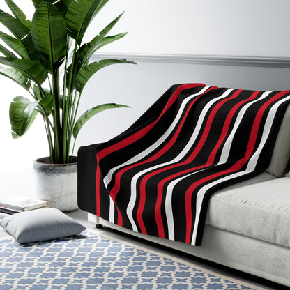 Egypt Retro Stripes Blanket Throw