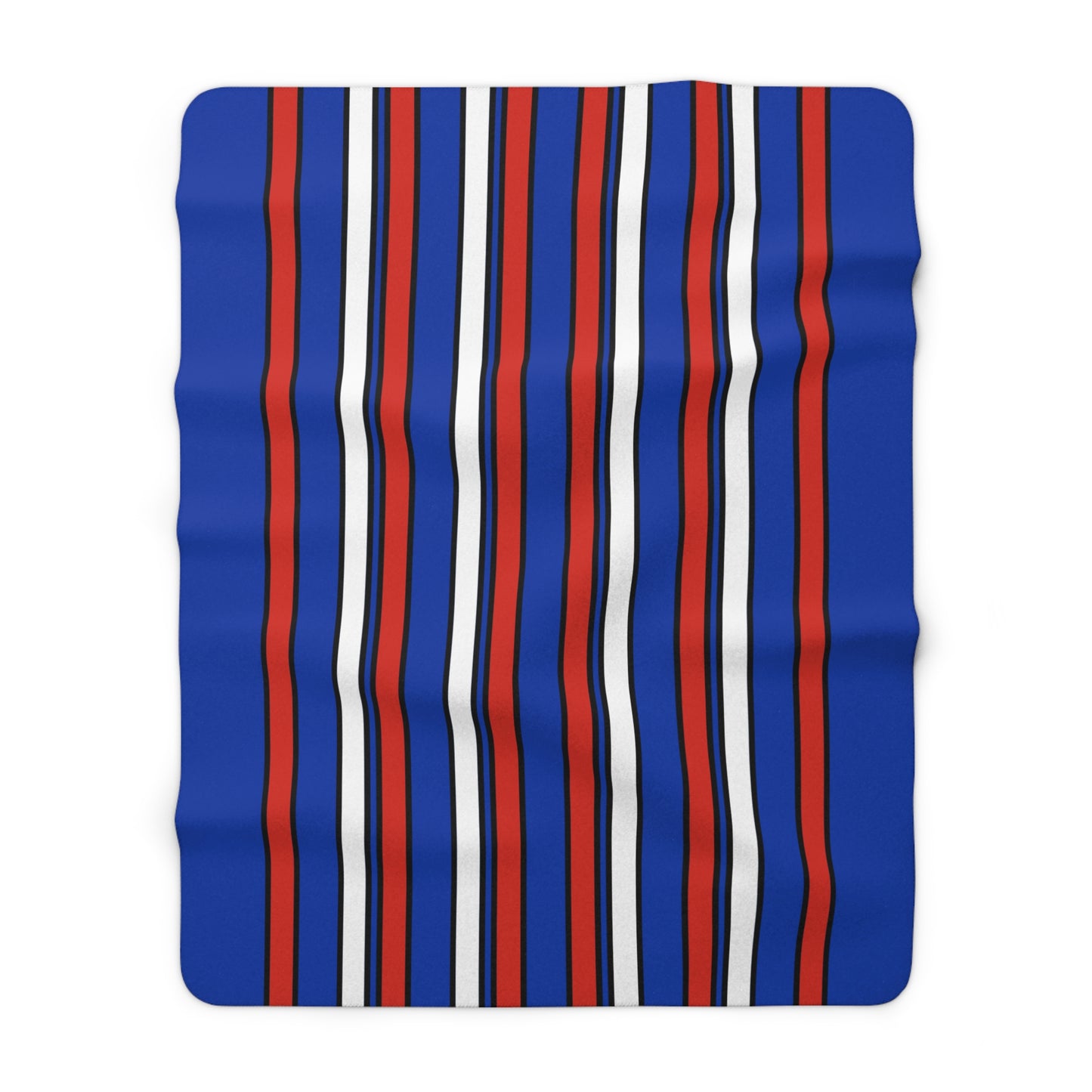 Russia Retro Stripes Blanket Throw