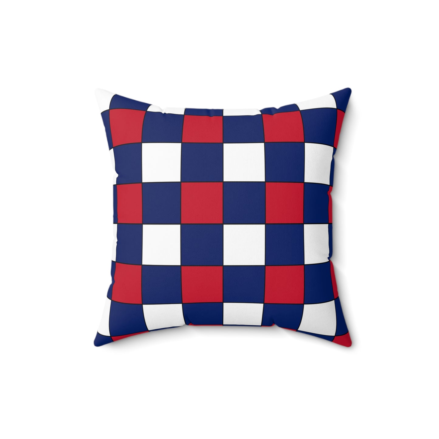 Anguilla Retro Check Cushion Pillow