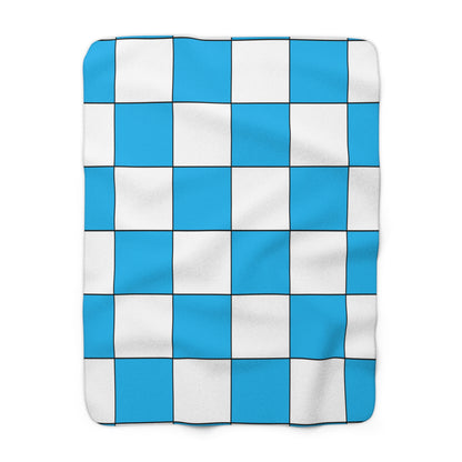 San Marino Retro Check Blanket Throw