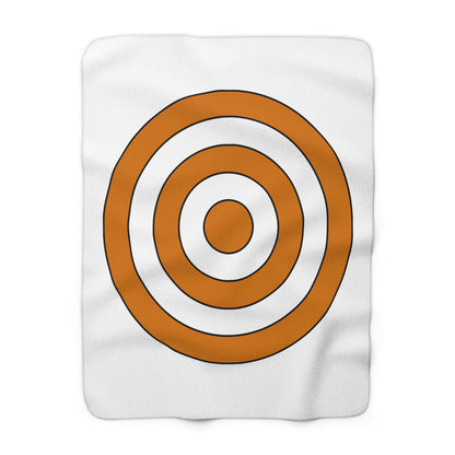 Cyprus Retro Target Blanket Throw
