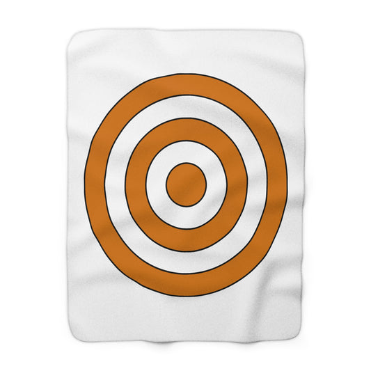 Cyprus Retro Target Blanket Throw