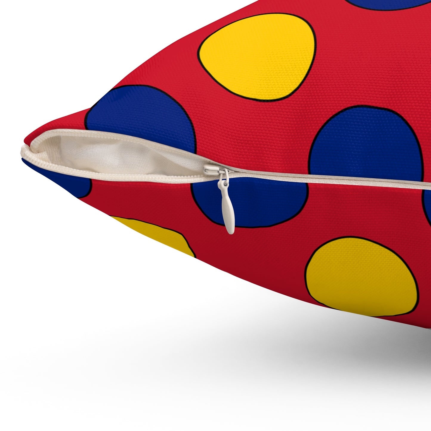 Venezuela Retro Polka Dots Cushion Pillow
