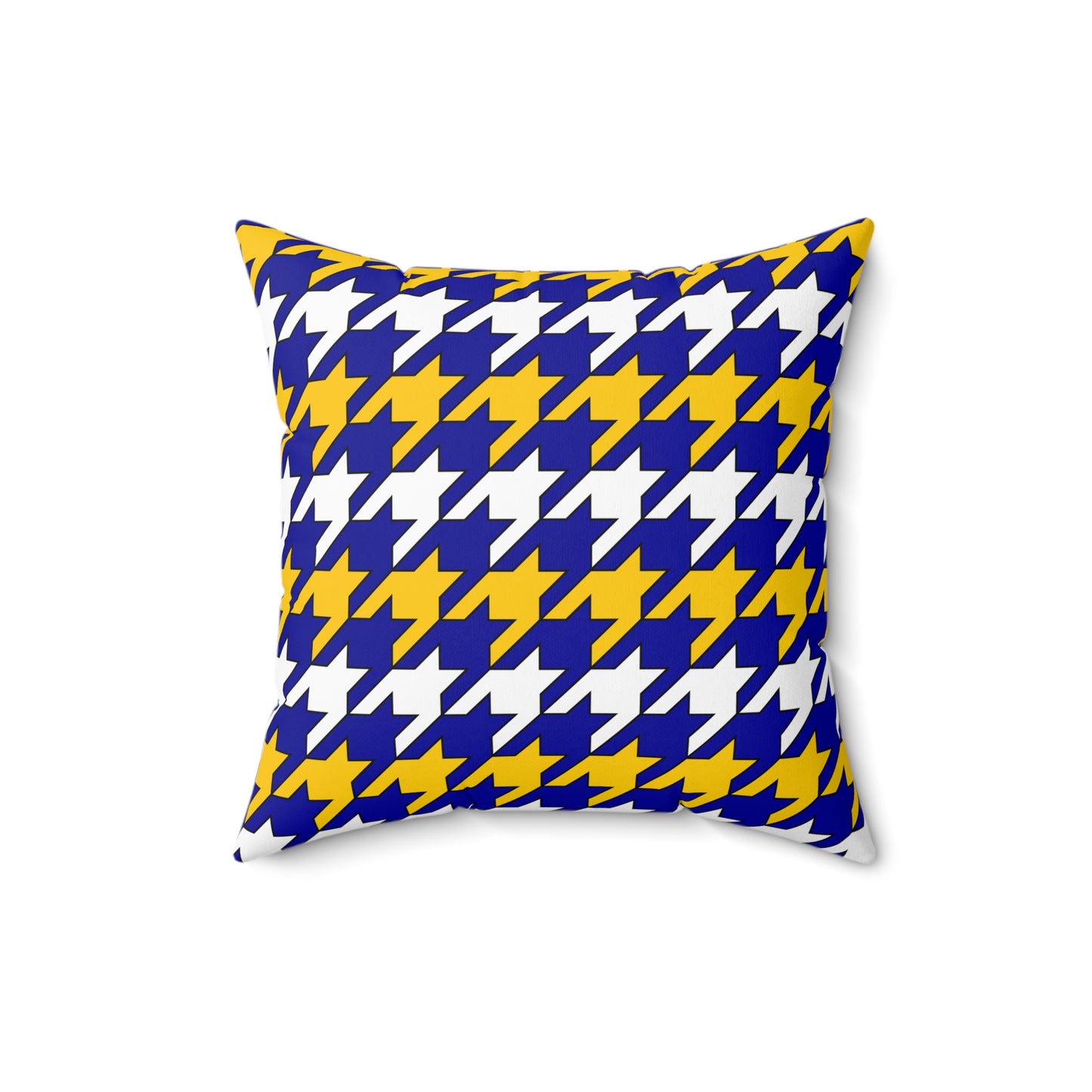 Bosnia And Herzegovina Retro Houndstooth Cushion Pillow