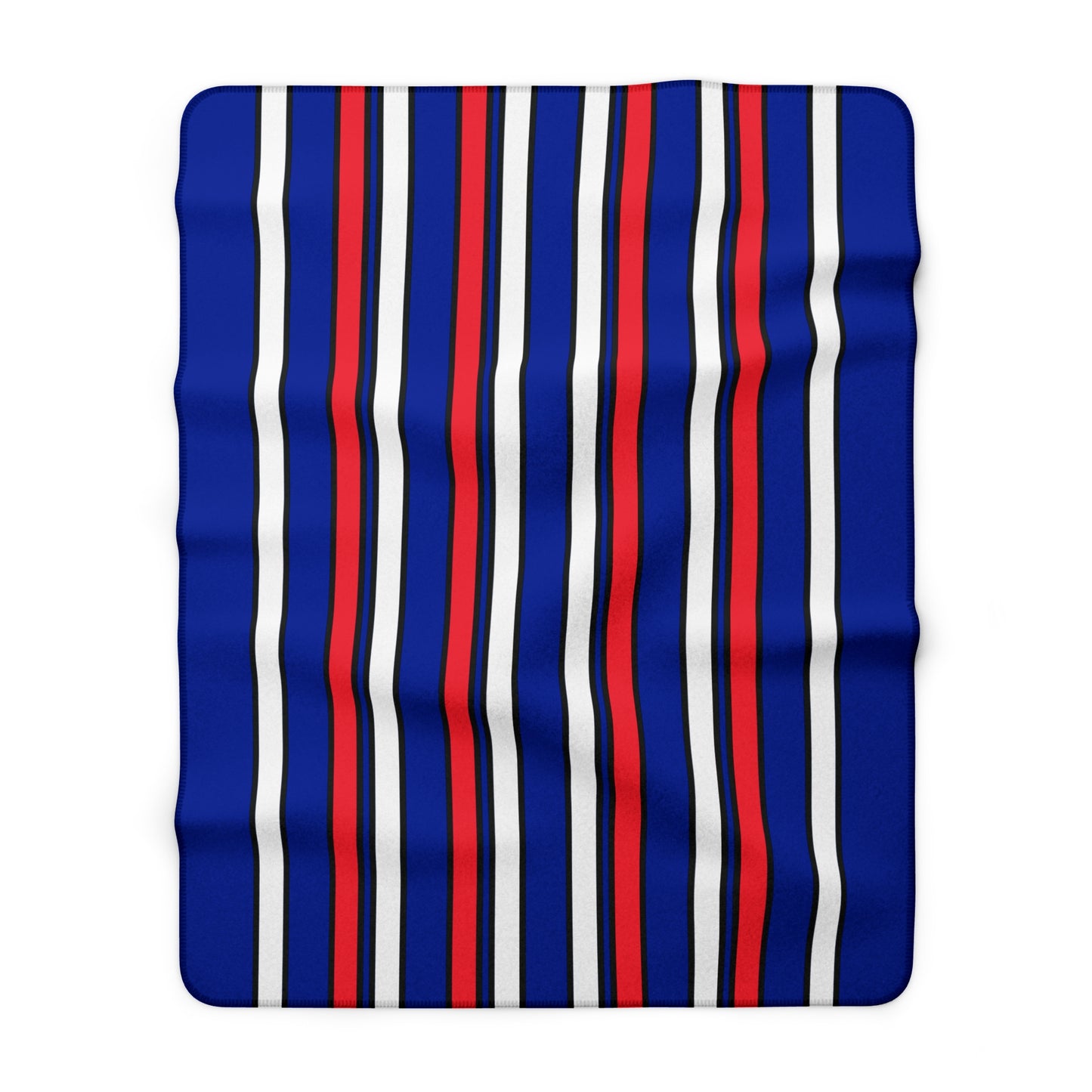 French Southern Territories Retro Stripes Blanket Throw