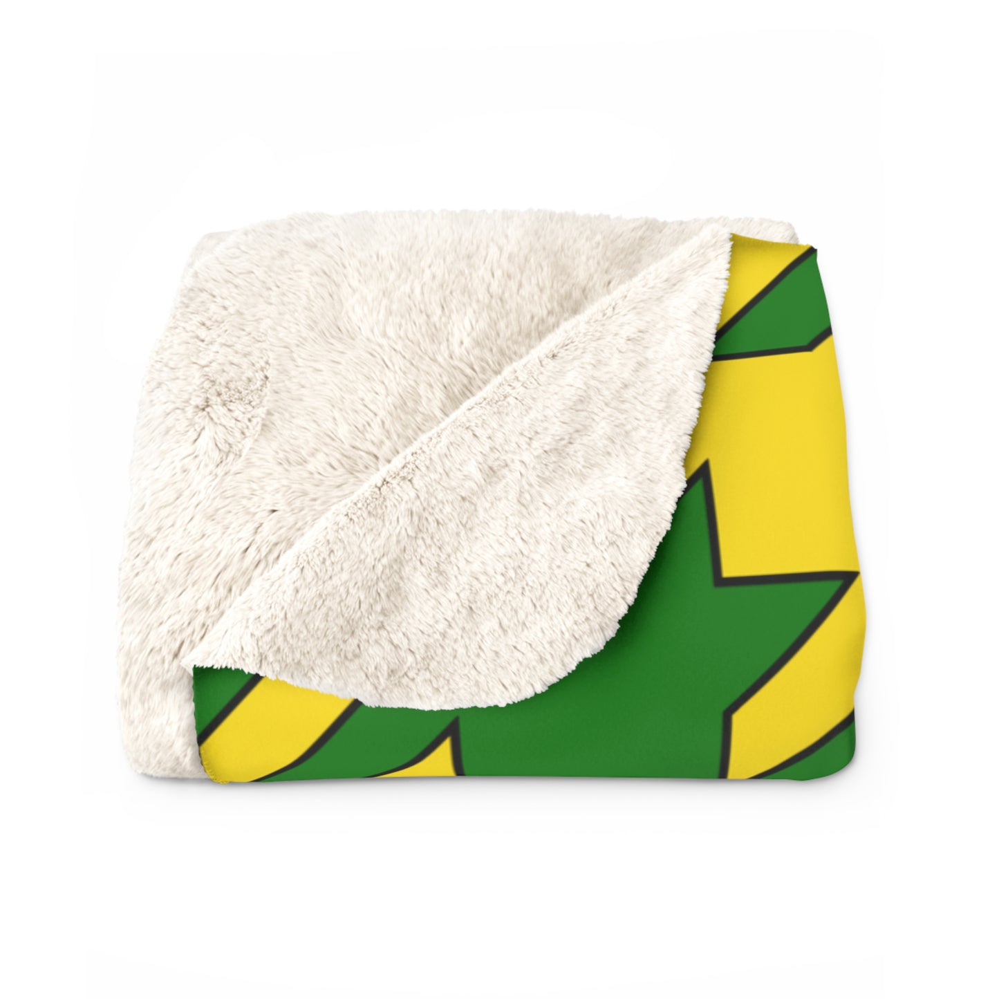 Cocos Islands Retro Houndstooth Blanket Throw