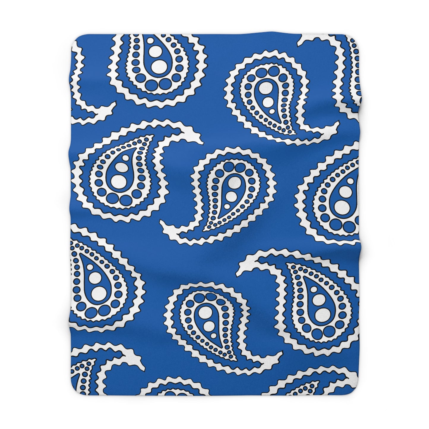 Greece Retro Paisley Blanket Throw