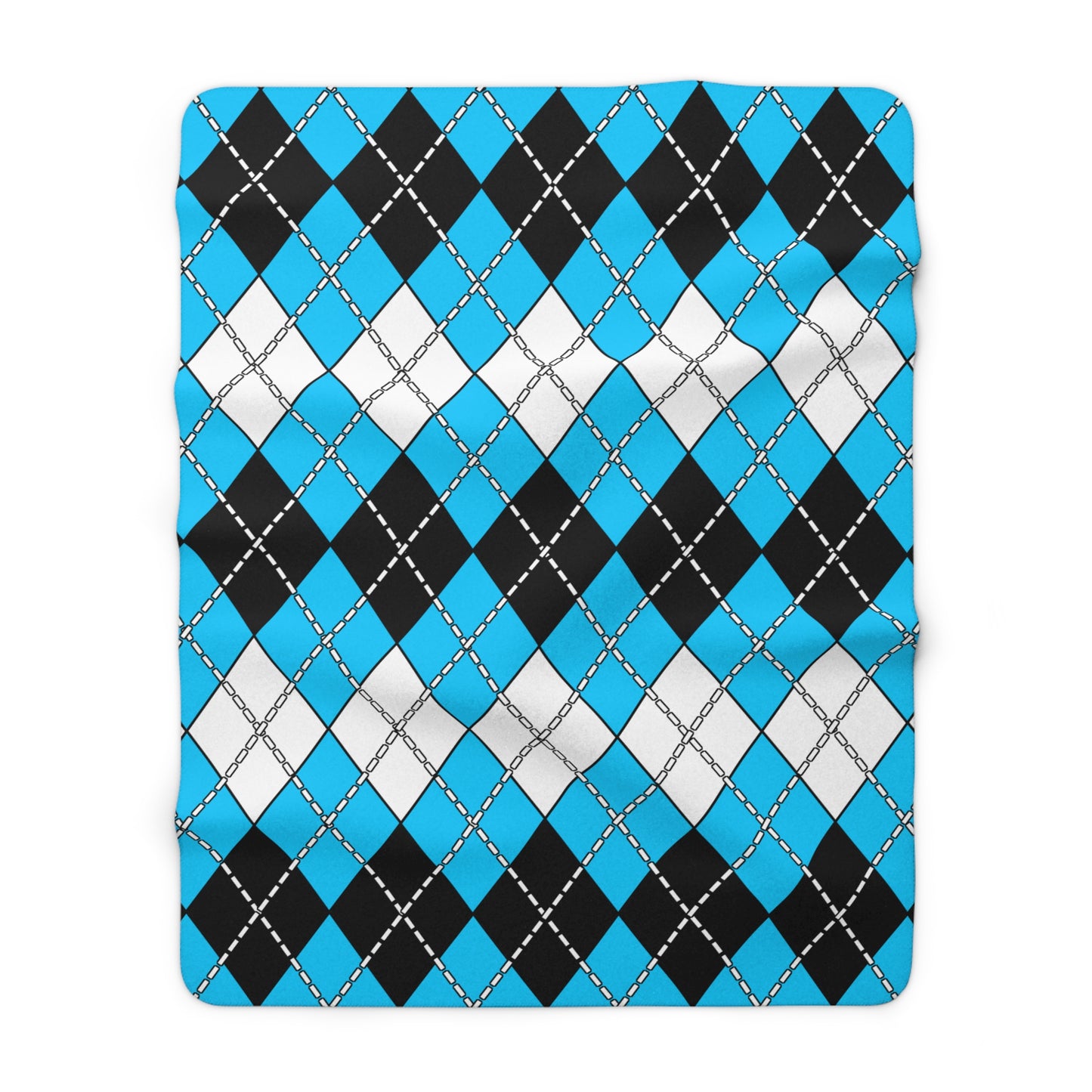 Botswana Retro Argyle Blanket Throw