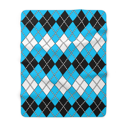 Botswana Retro Argyle Blanket Throw