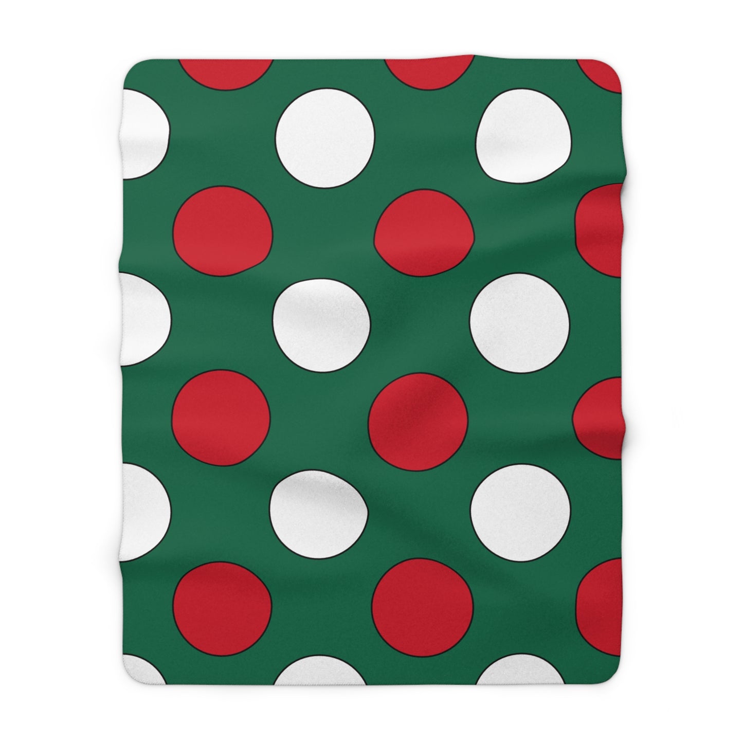 Mexico Retro Polka Dots Blanket Throw