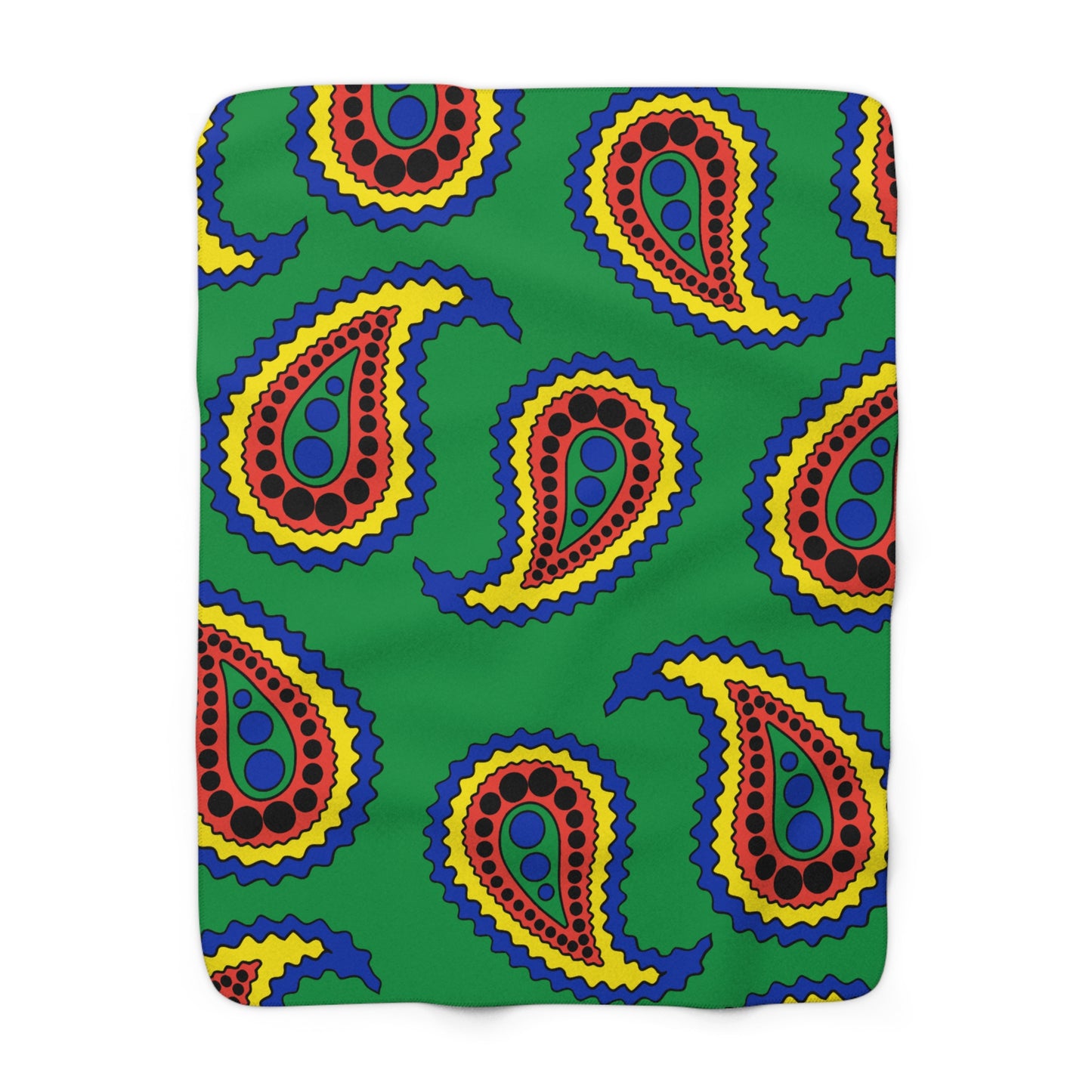 New Caledonia Retro Paisley Blanket Throw