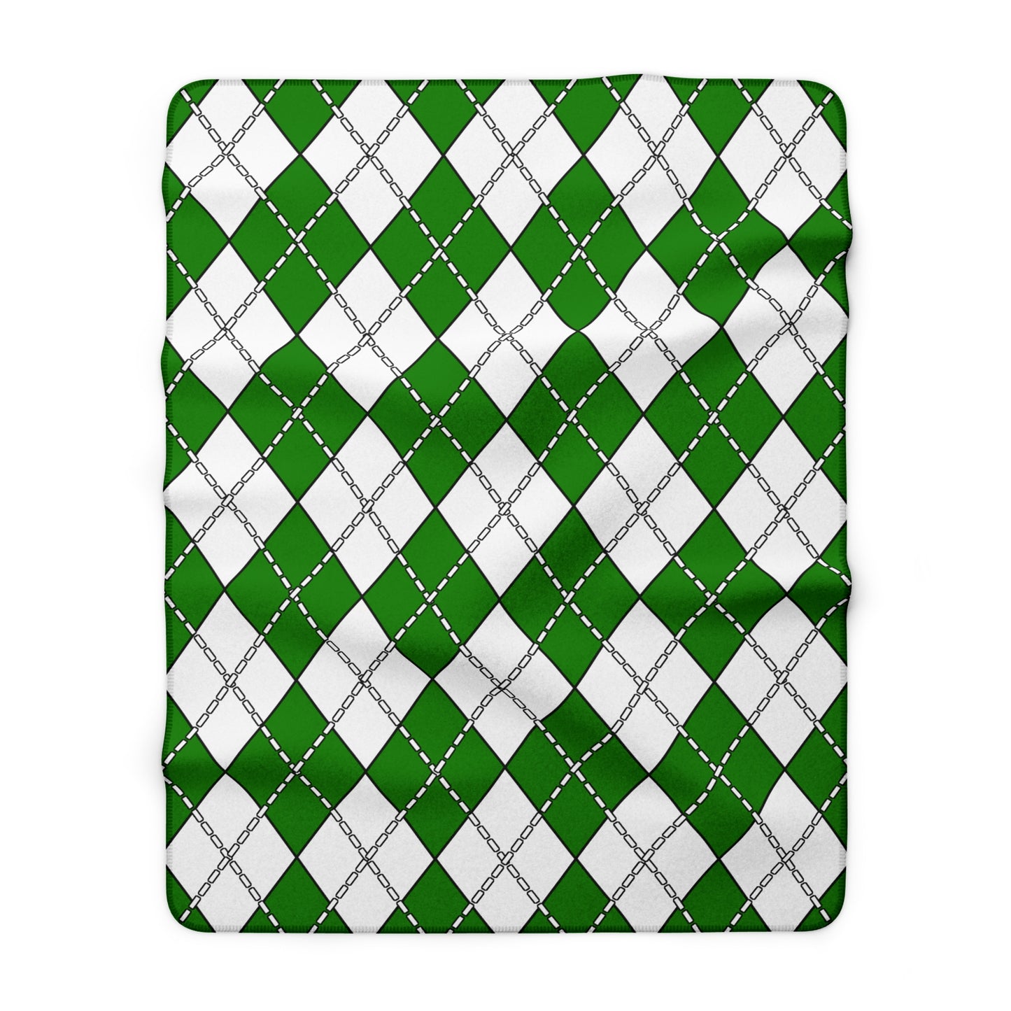 Norfolk Island Retro Argyle Blanket Throw
