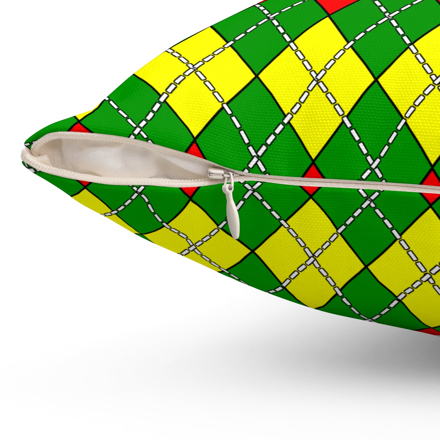 Guinea Retro Argyle Cushion Pillow