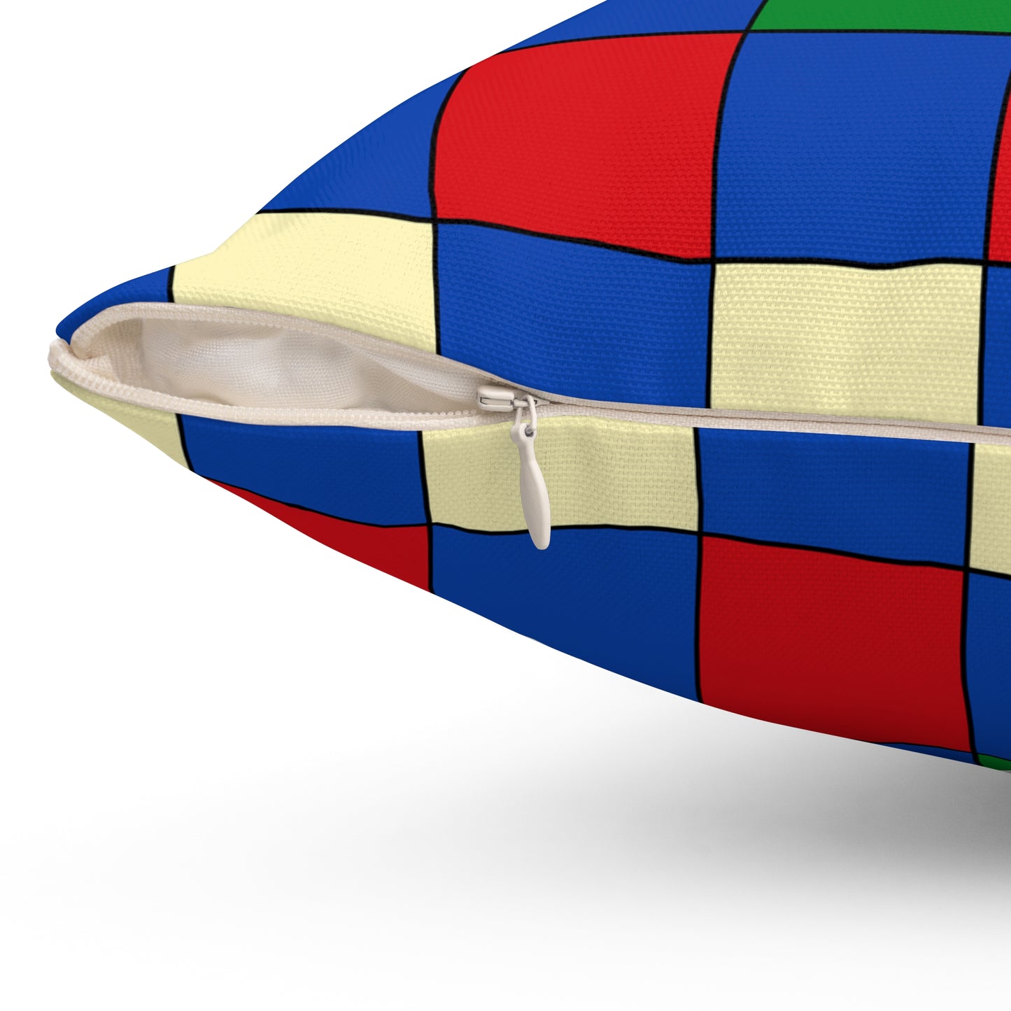 South Sudan Retro Check Cushion Pillow