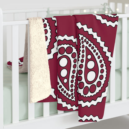 Qatar Retro Paisley Blanket Throw