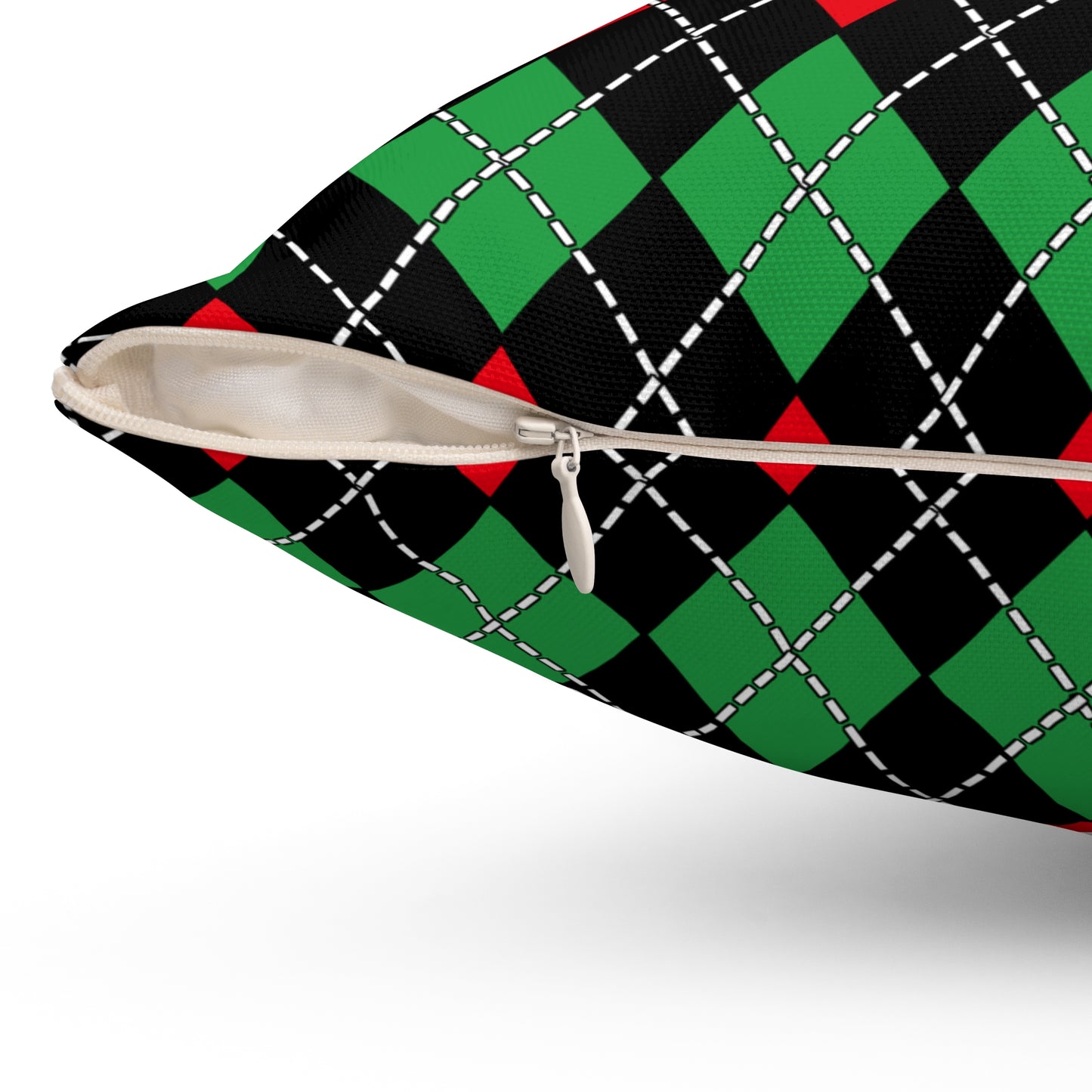 Libya Retro Argyle Cushion Pillow