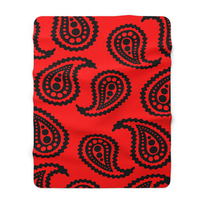 Albania Retro Paisley Blanket Throw