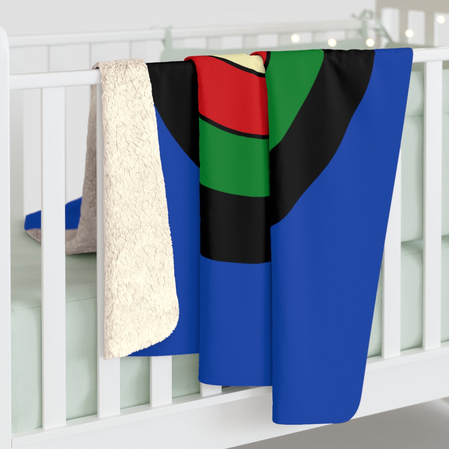 South Sudan Retro Target Blanket Throw