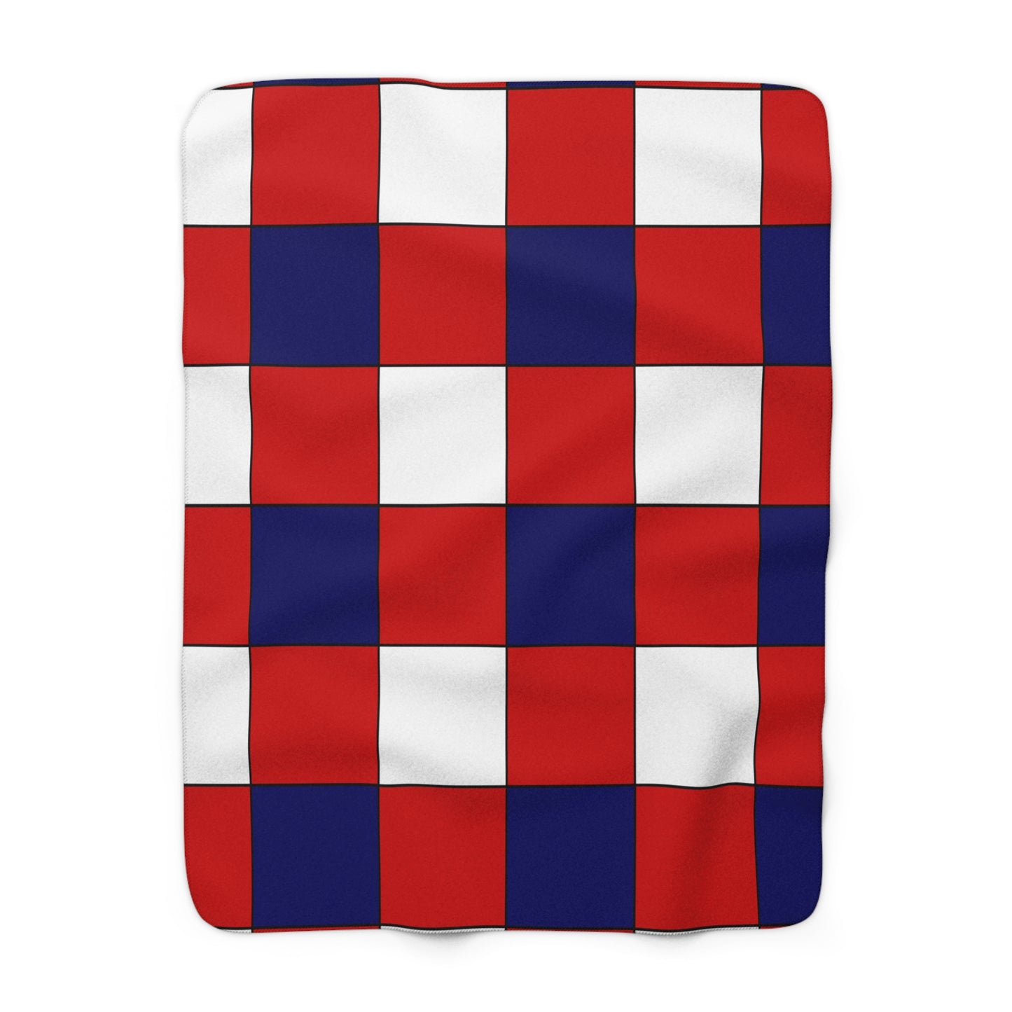 Nepal Retro Check Blanket Throw