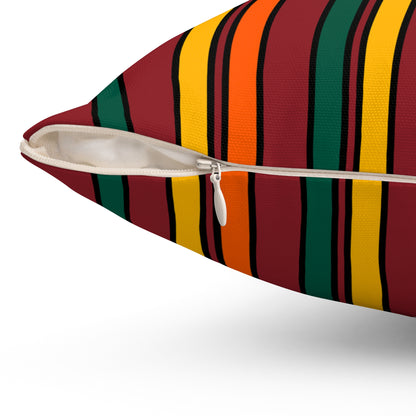 Sri Lanka Retro Stripes Cushion Pillow