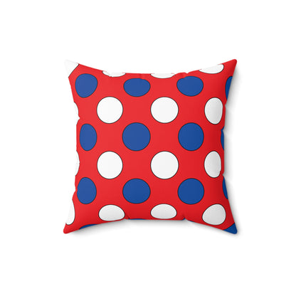 Slovakia Retro Polka Dots Cushion Pillow