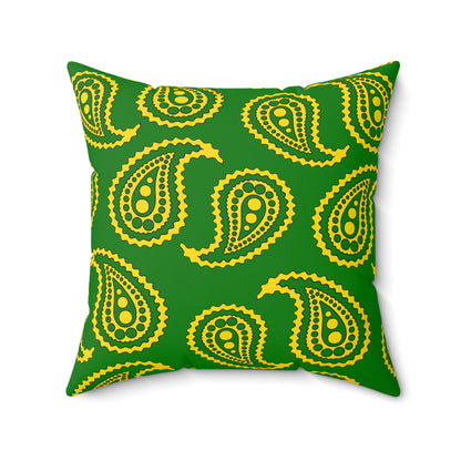 Cocos Islands Retro Paisley Cushion Pillow