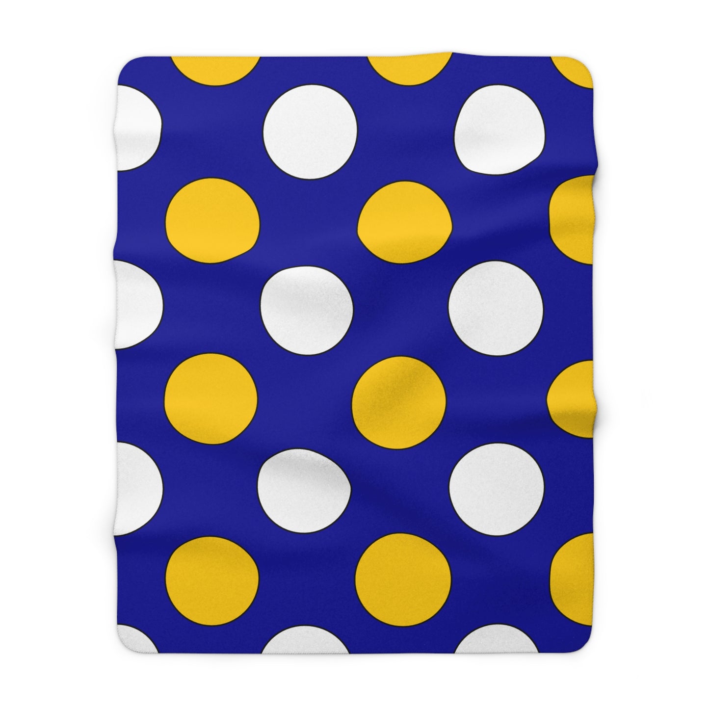 Bosnia And Herzegovina Retro Polka Dots Blanket Throw