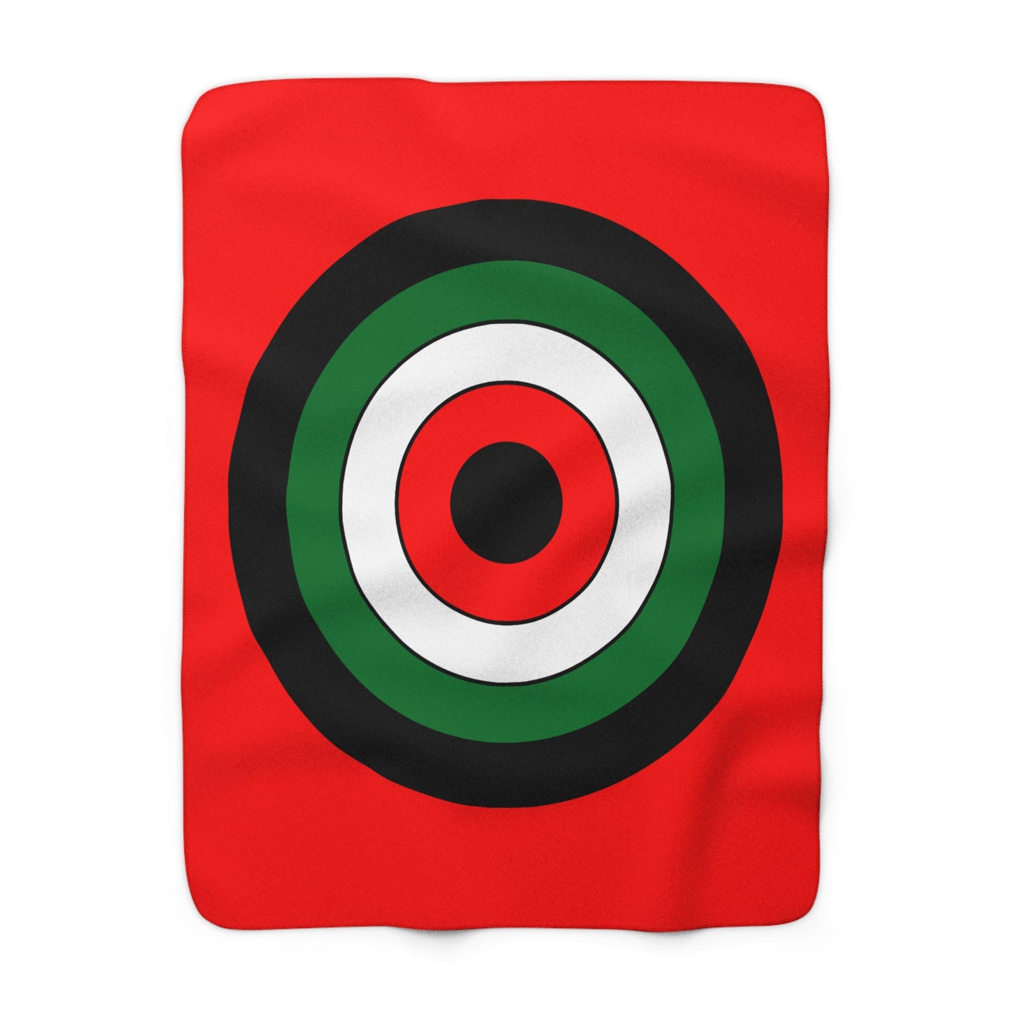 United Arab Emirates Retro Target Blanket Throw