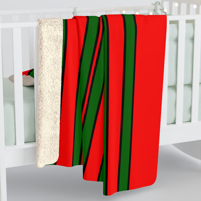 Portugal Retro Stripes Blanket Throw