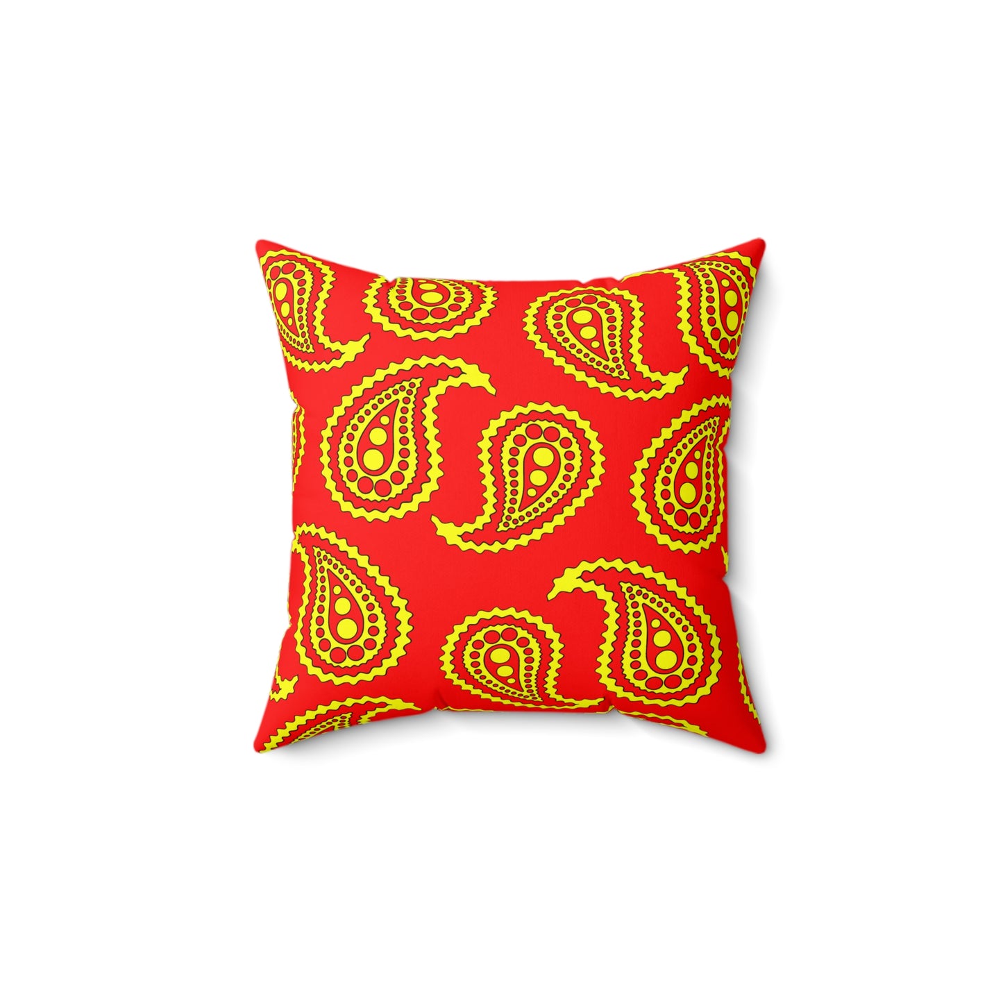 Kyrgyzstan Retro Paisley Cushion Pillow