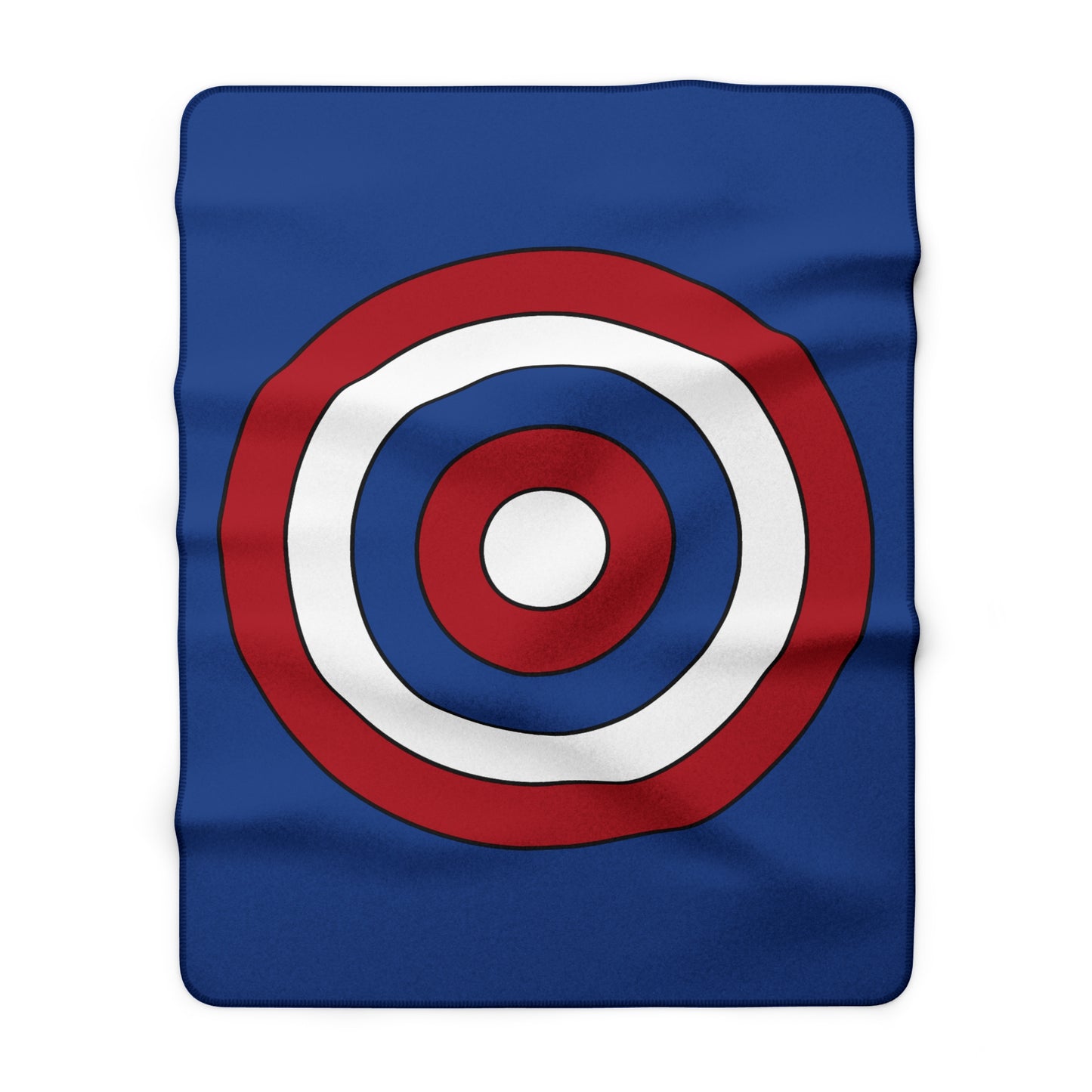 Netherlands Retro Target Blanket Throw