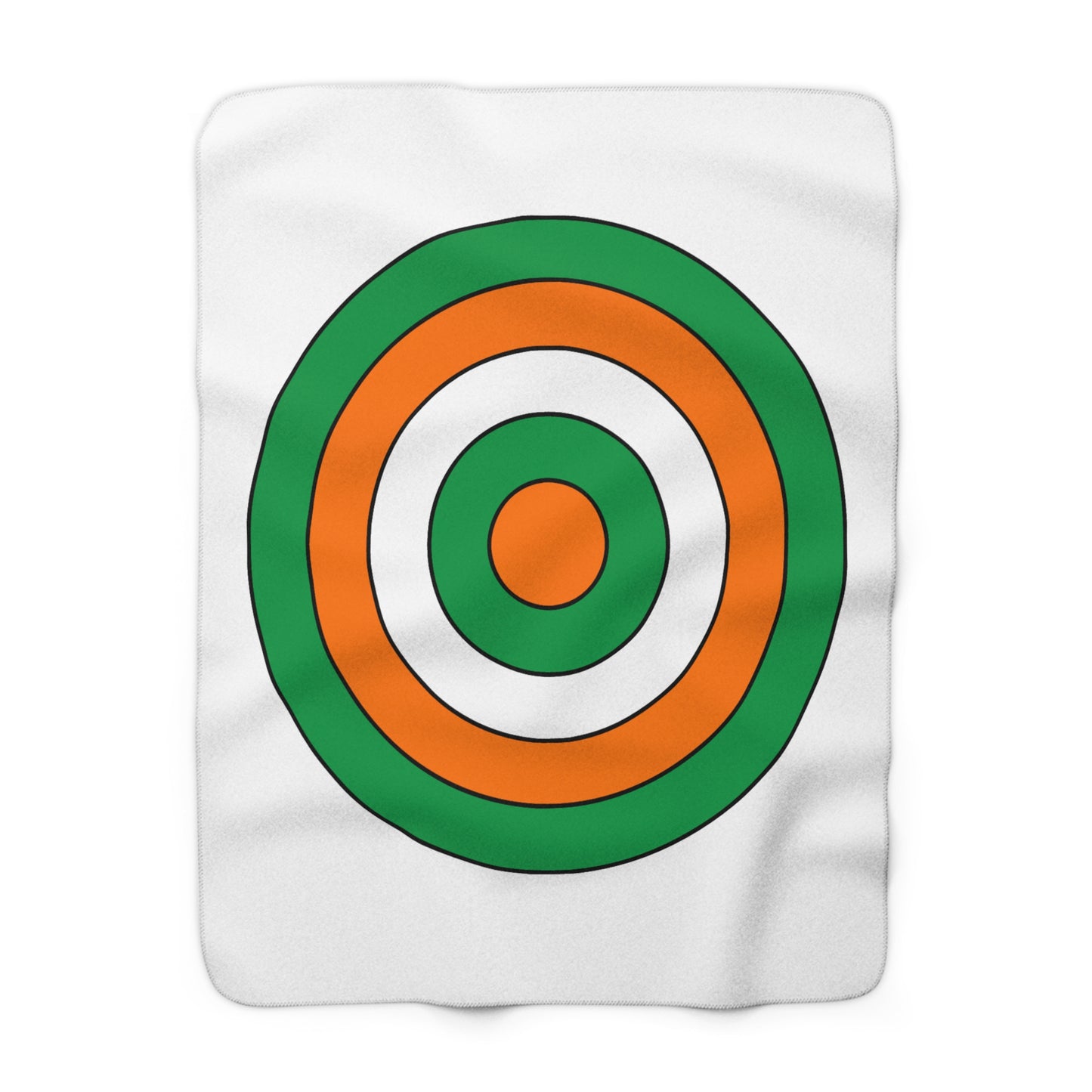 Ireland Retro Target Blanket Throw