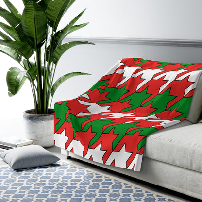 Oman Retro Houndstooth Blanket Throw