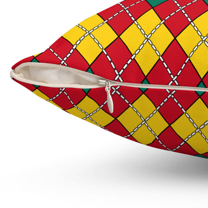 Grenada Retro Argyle Cushion Pillow