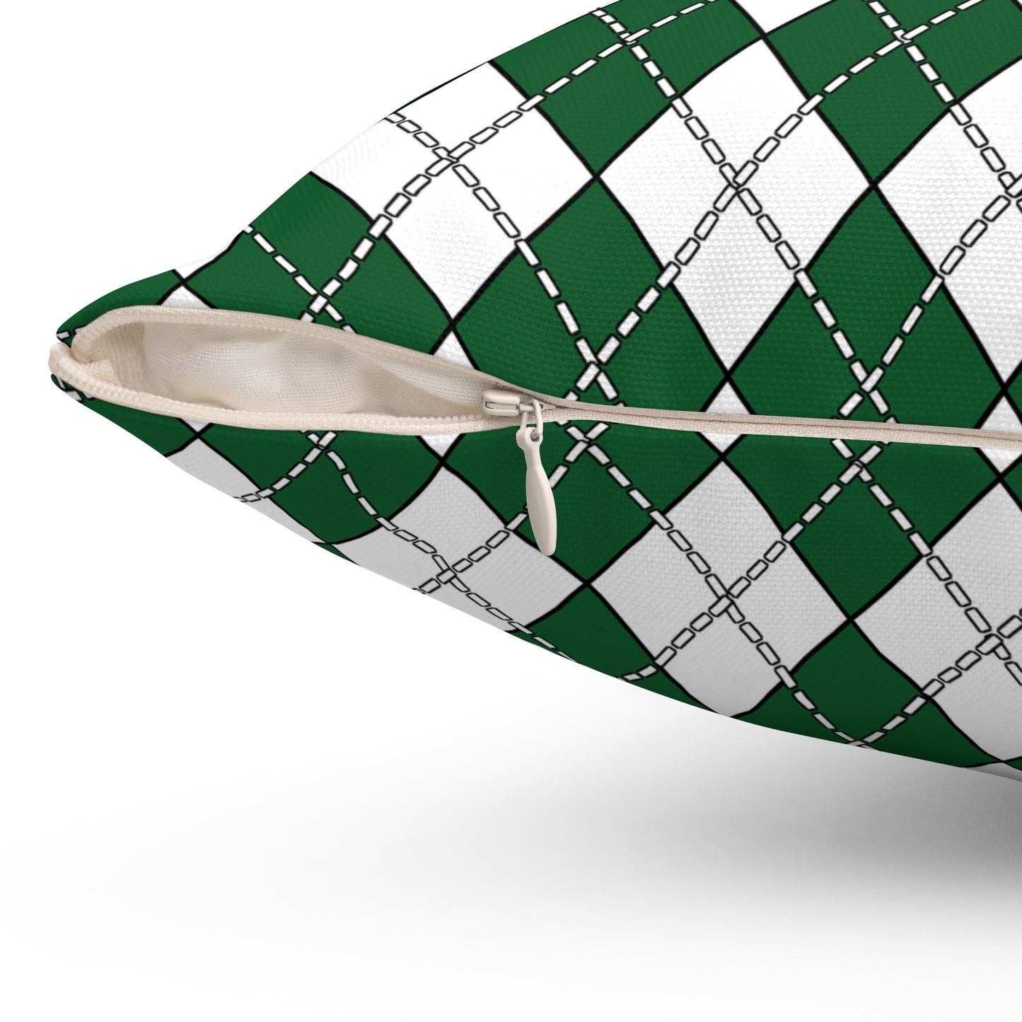 Saudi Arabia Retro Argyle Cushion Pillow