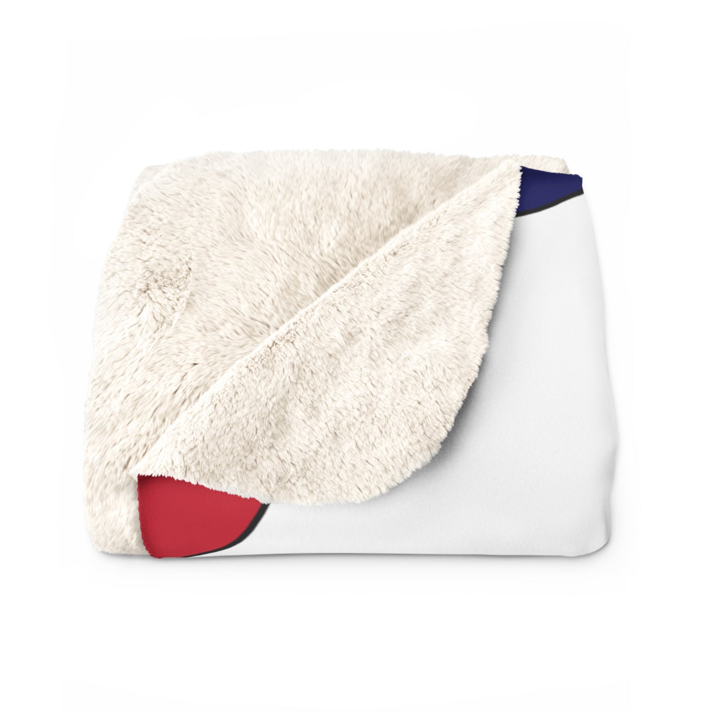 British Indian Ocean Territory Retro Polka Dots Blanket Throw