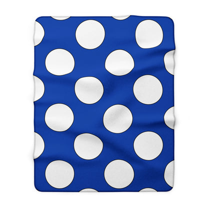 El Salvador Retro Polka Dots Blanket Throw