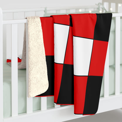 Trinidad And Tobago Retro Check Blanket Throw