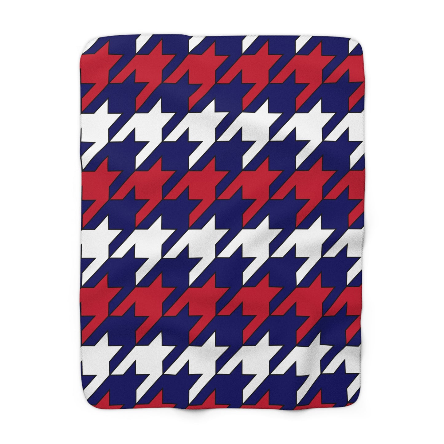 Cook Islands Retro Houndstooth Blanket Throw