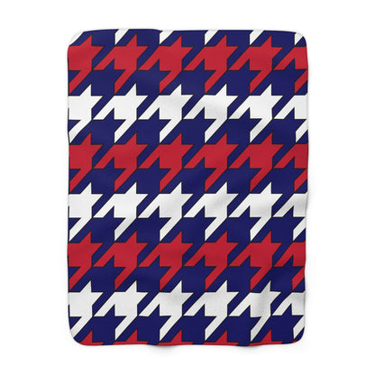 Cook Islands Retro Houndstooth Blanket Throw