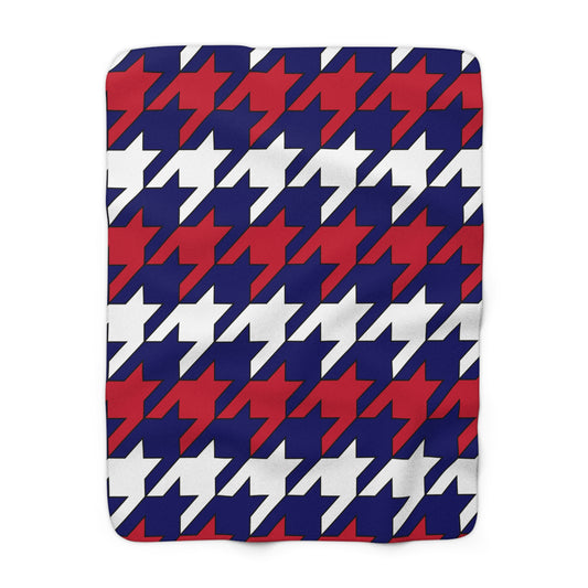 Cook Islands Retro Houndstooth Blanket Throw