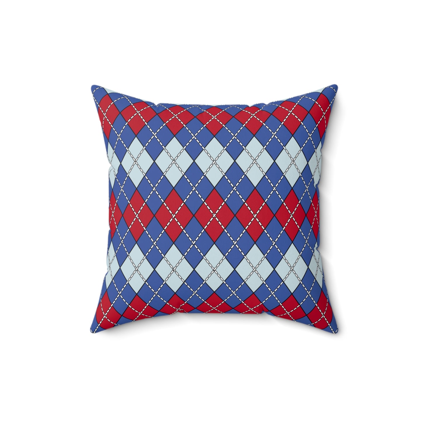 Guam Retro Argyle Cushion Pillow